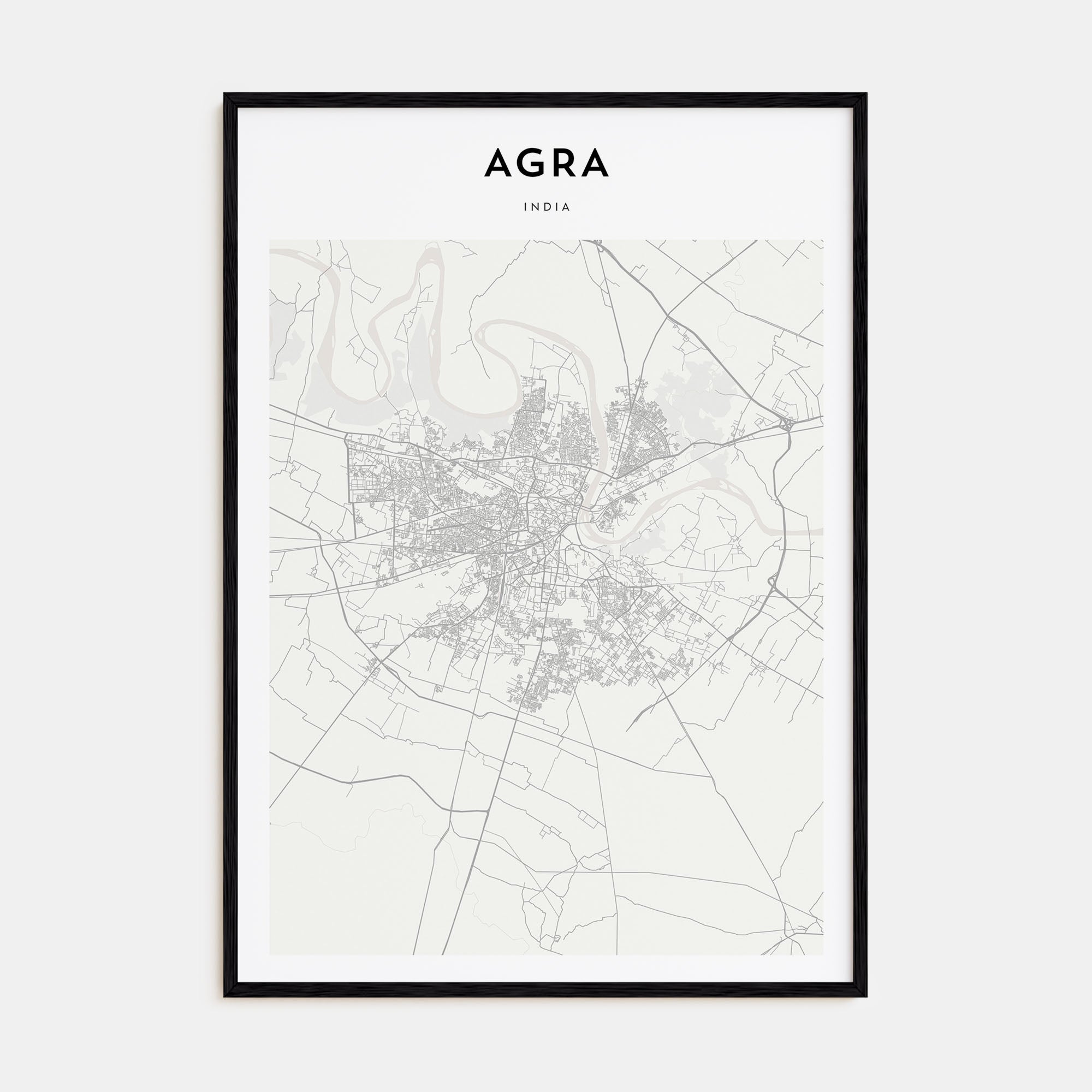 Asunción Drawn Poster