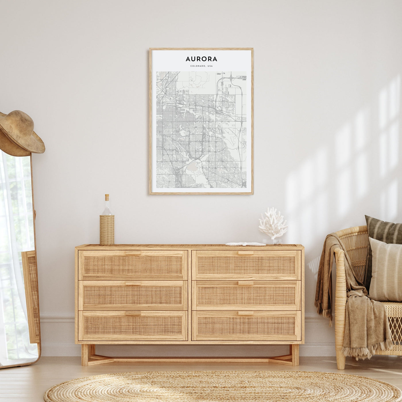 Denpasar Drawn Poster