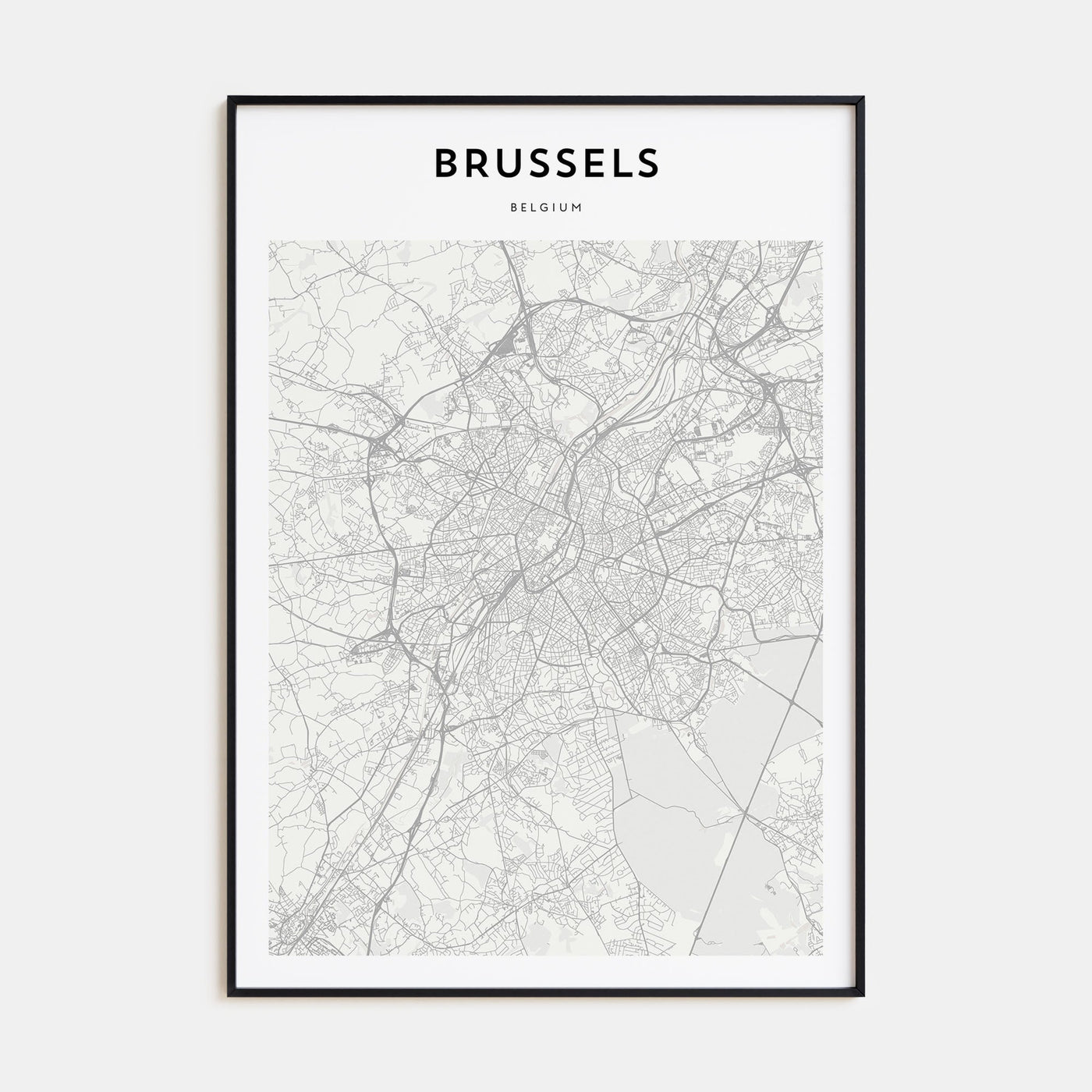 Montevideo Drawn Poster