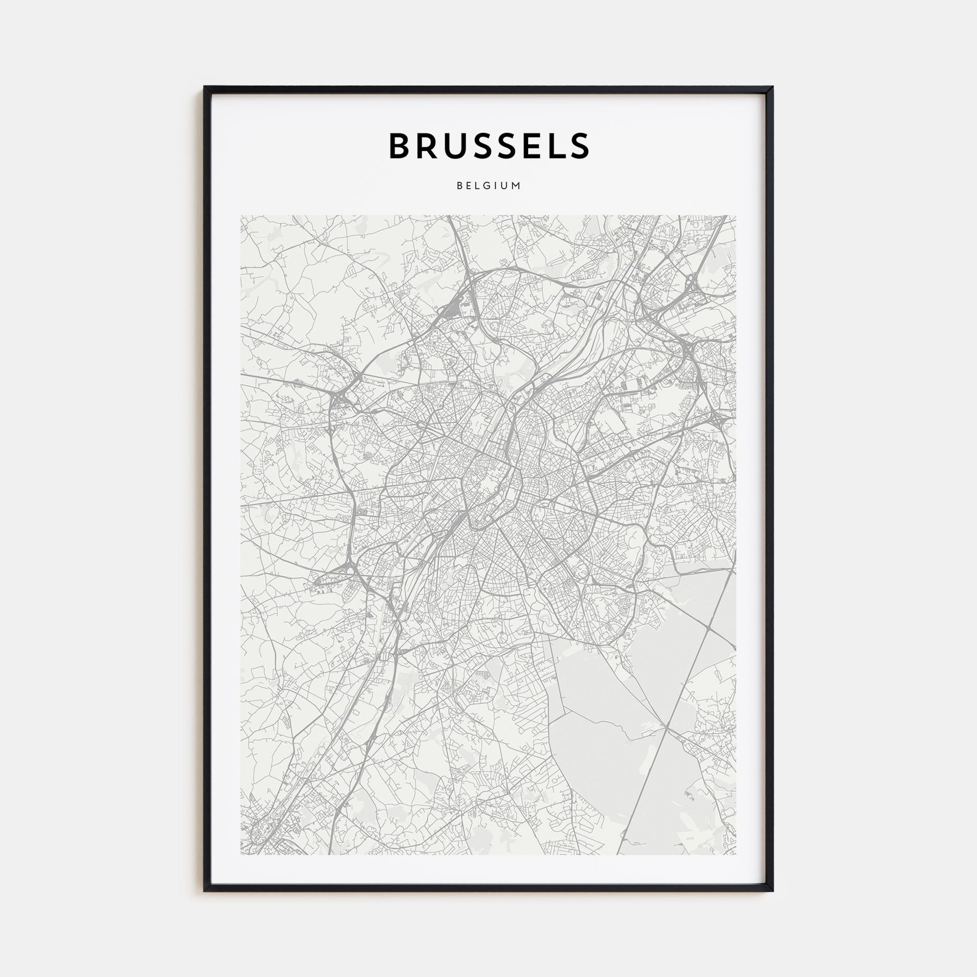 Montevideo Drawn Poster