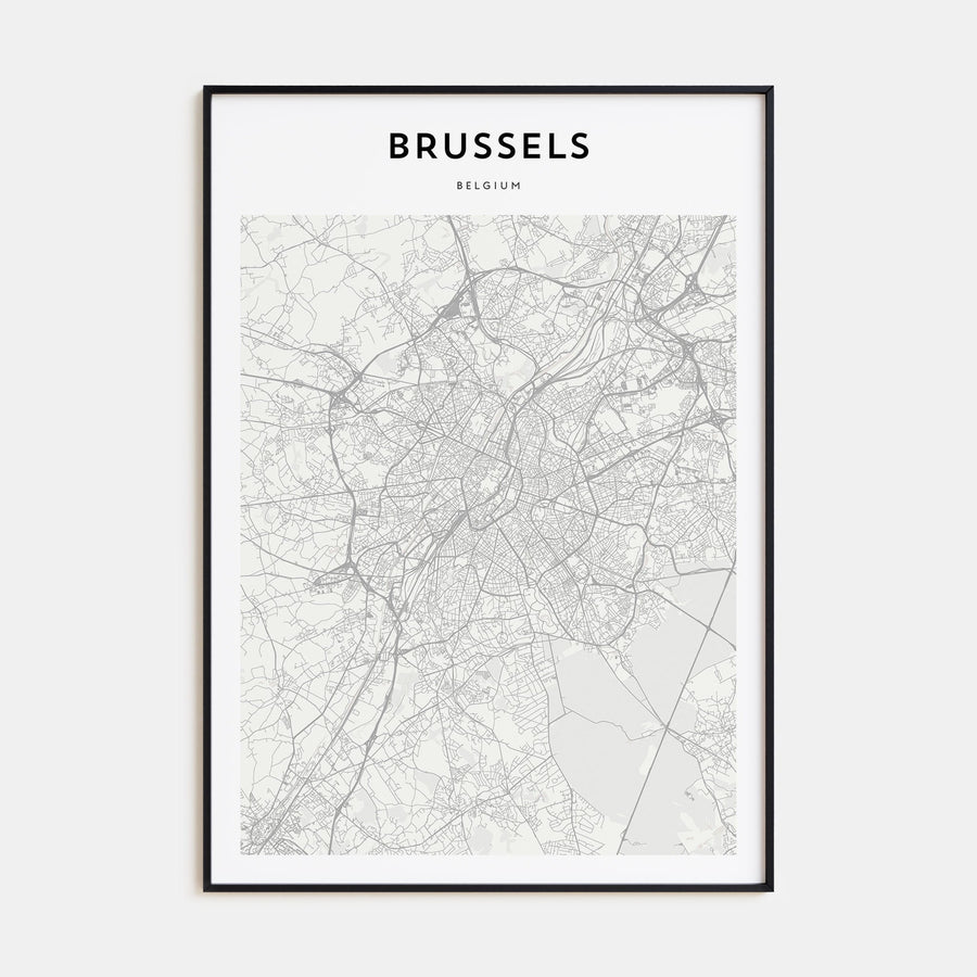 Montevideo Drawn Poster