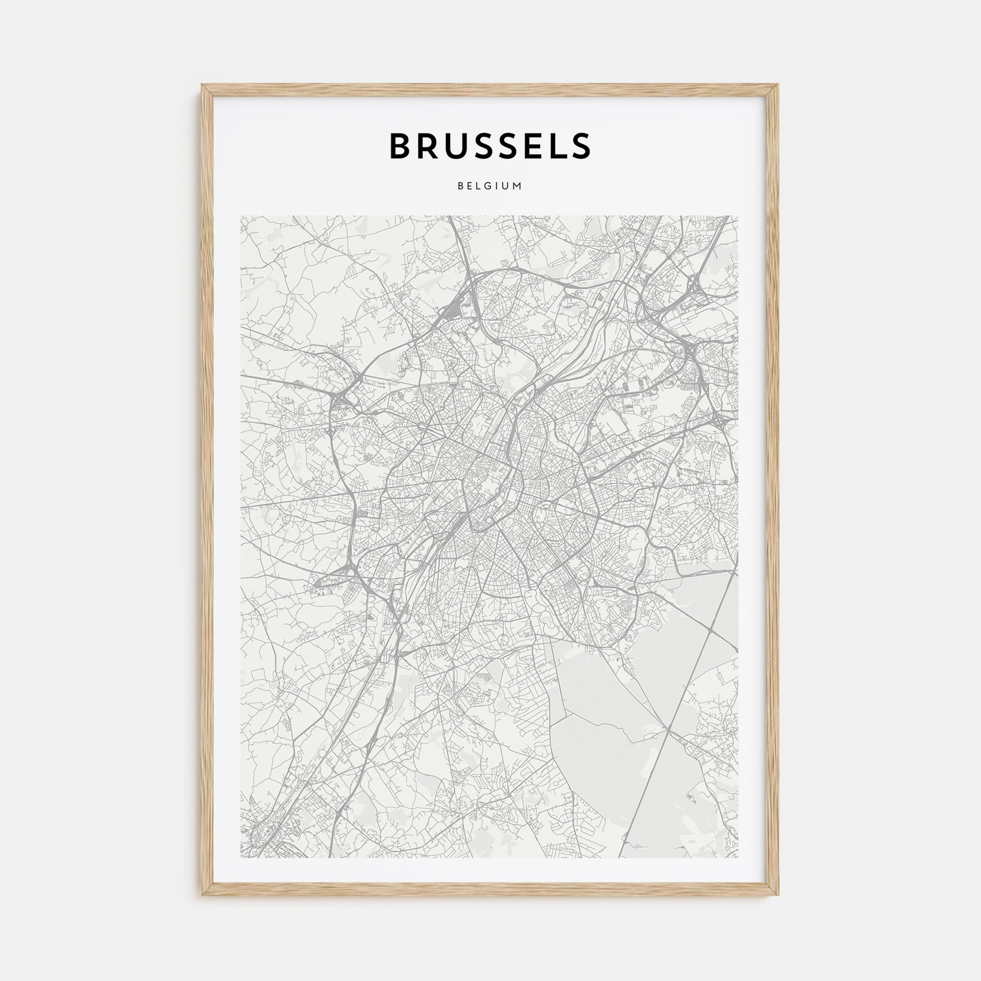 Montevideo Drawn Poster