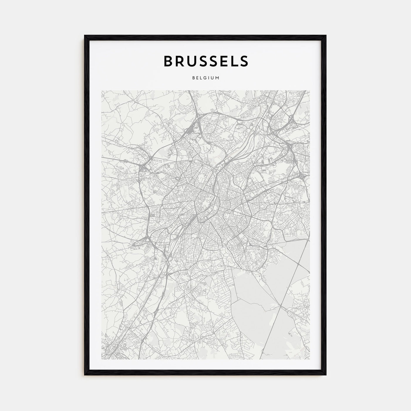 Montevideo Drawn Poster