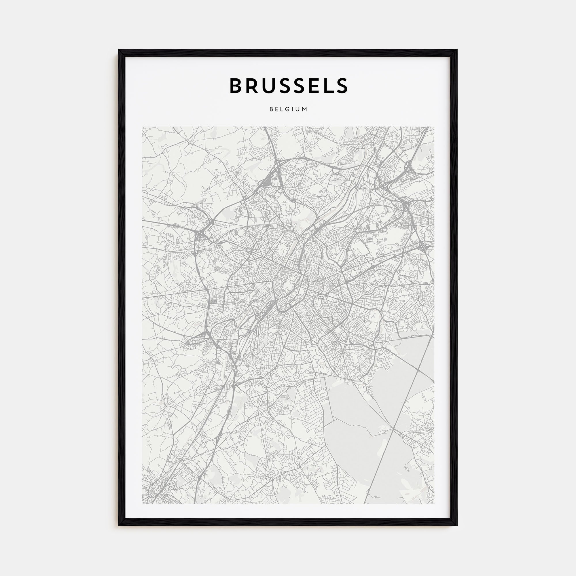 Montevideo Drawn Poster