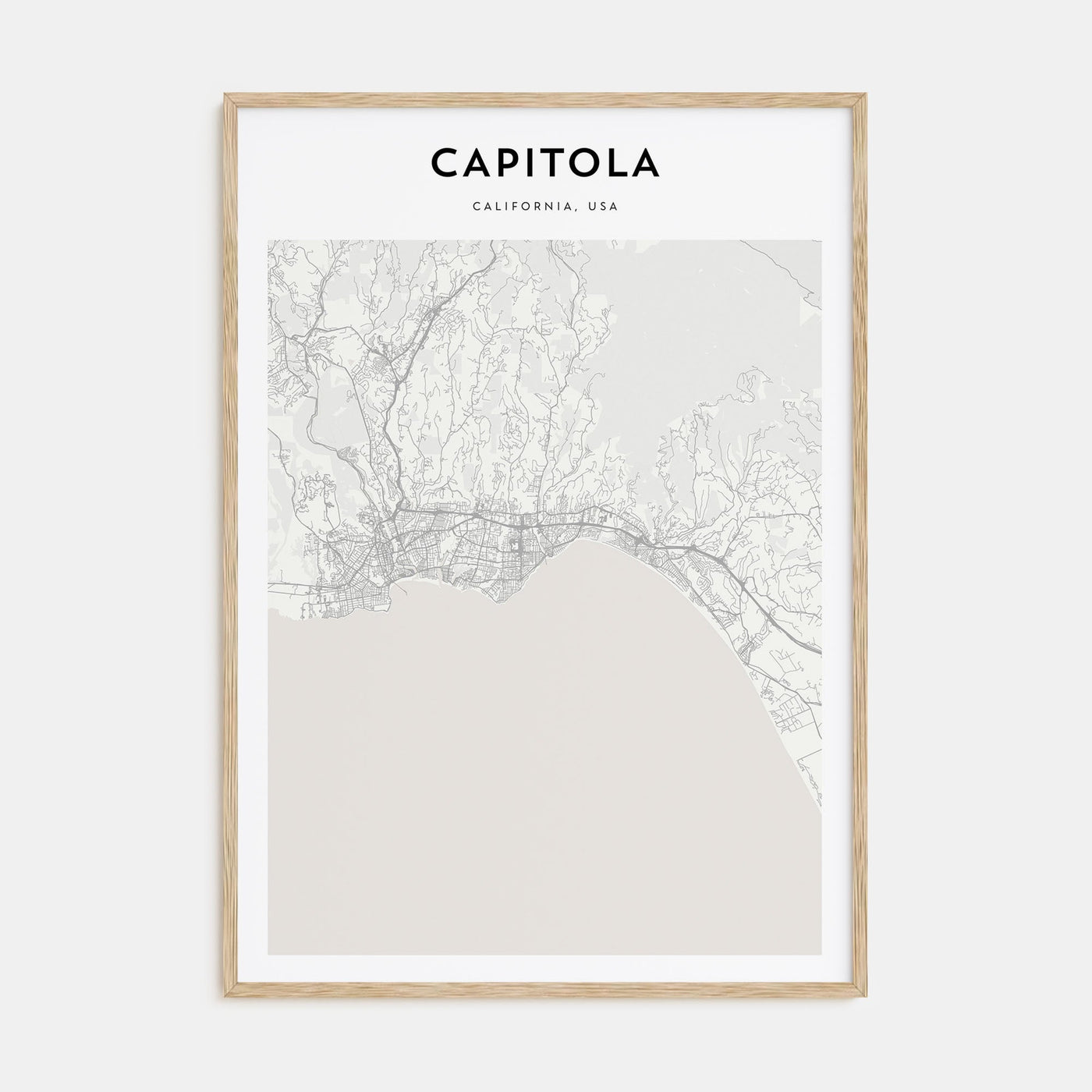 Porto Alegre Drawn Poster