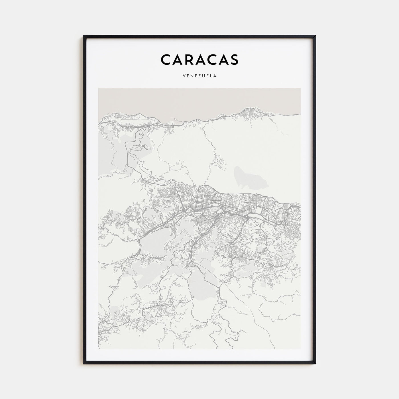 Positano Drawn Poster