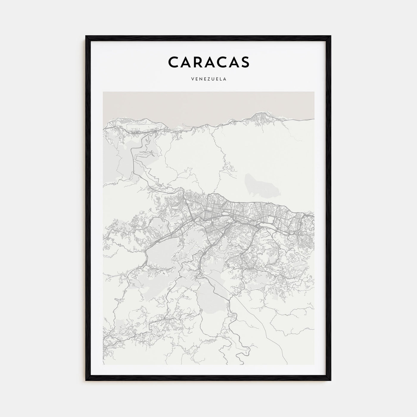 Positano Drawn Poster