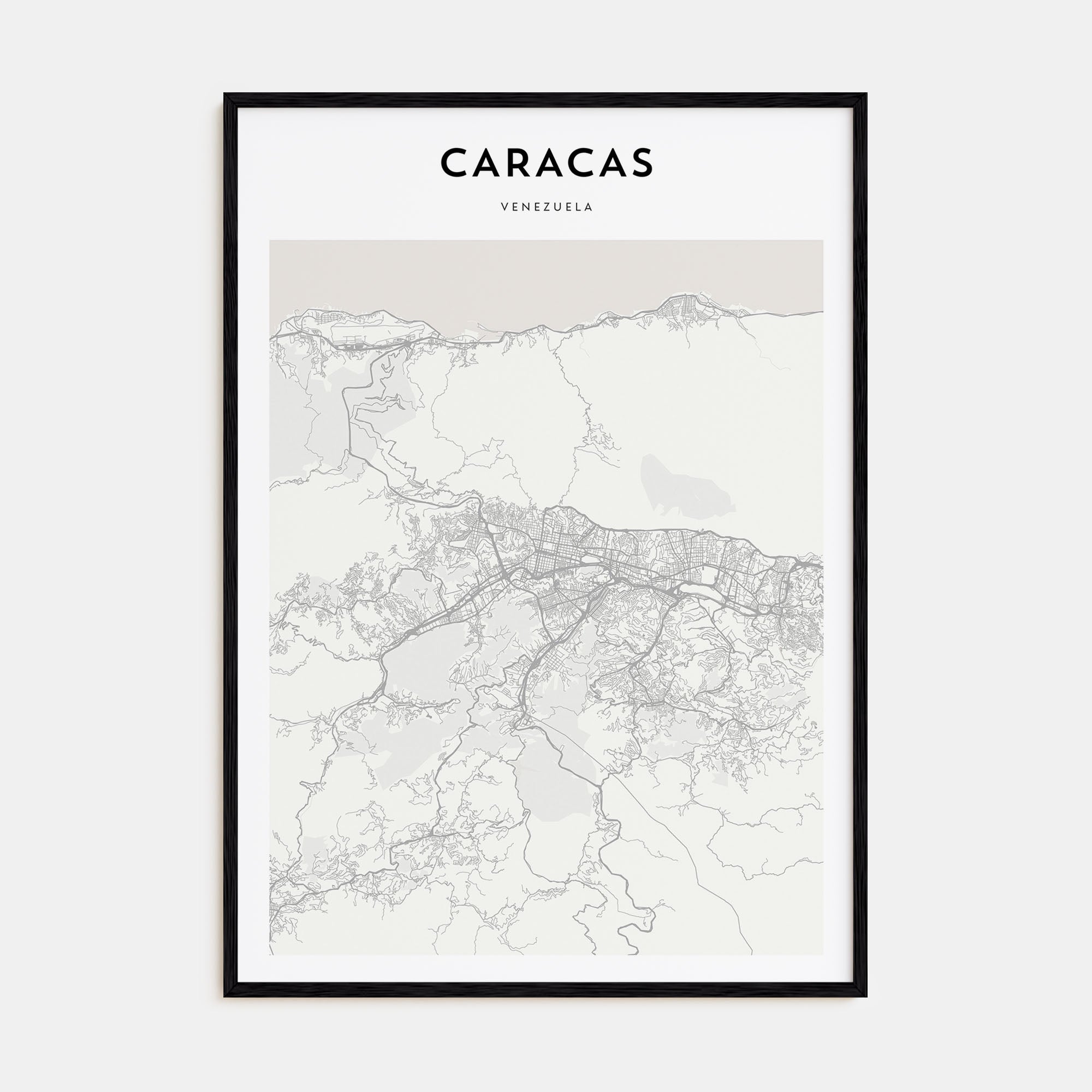 Positano Drawn Poster