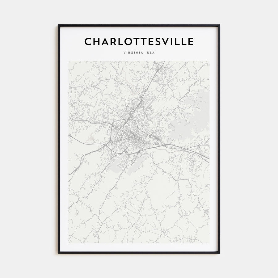 Santa Barbara Drawn Poster