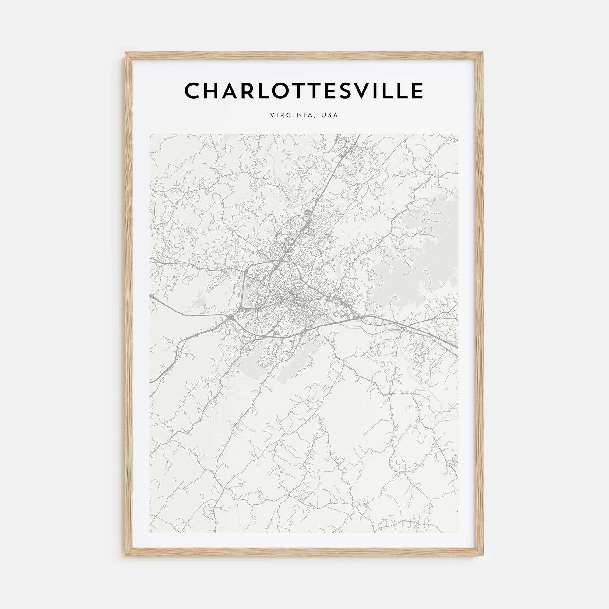 Santa Barbara Drawn Poster