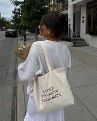 If Lost, Return to California Tote Bag