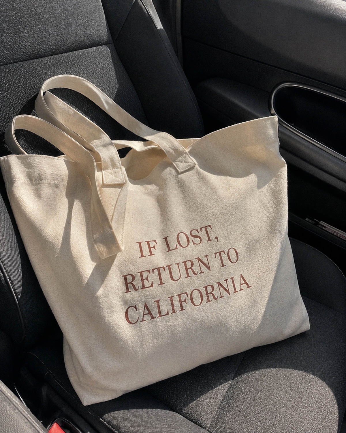If Lost, Return to California Tote Bag