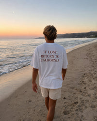 If Lost, Return to California Tee