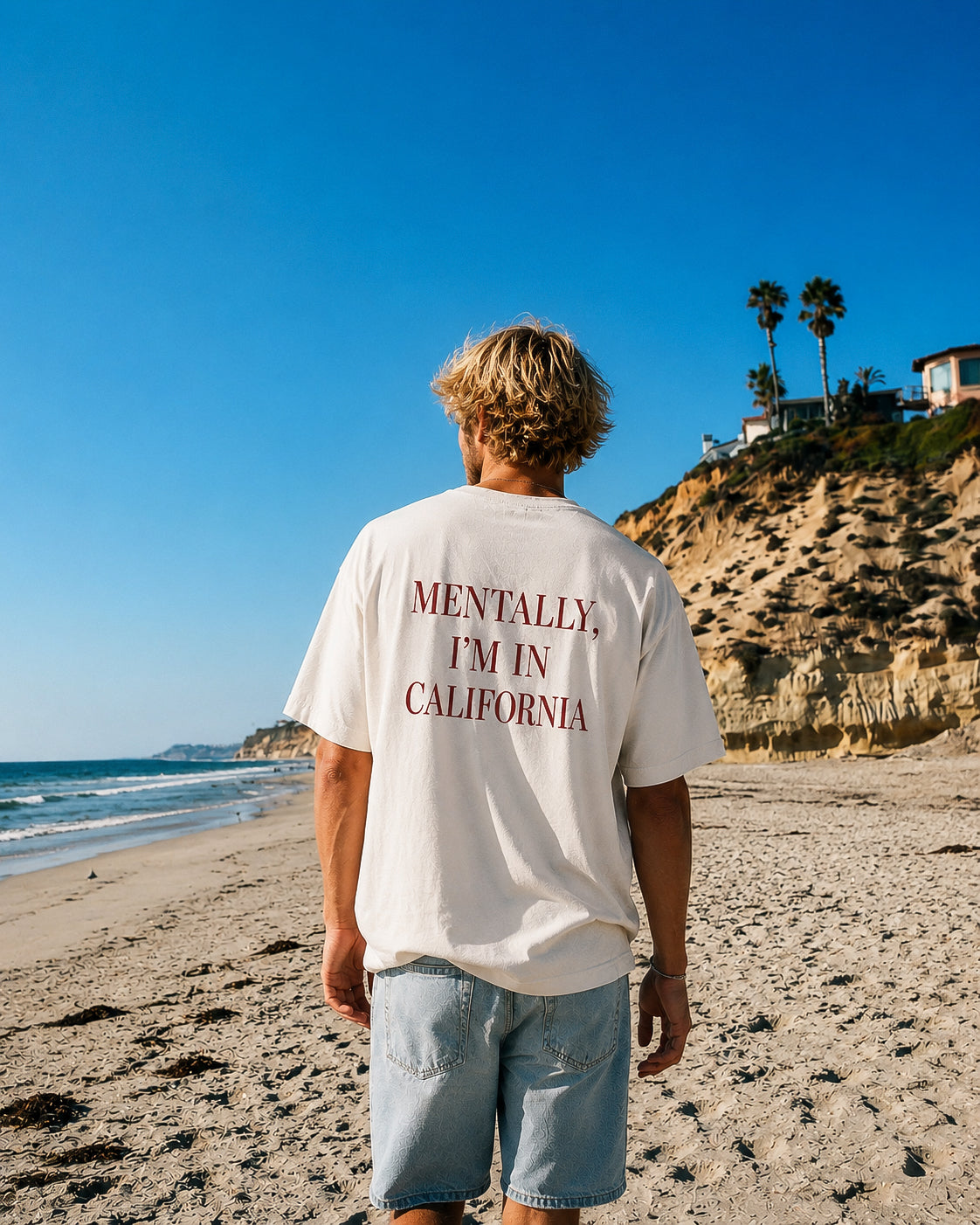 Mentally in California Tee