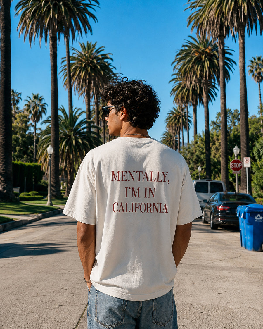 Mentally in California Tee