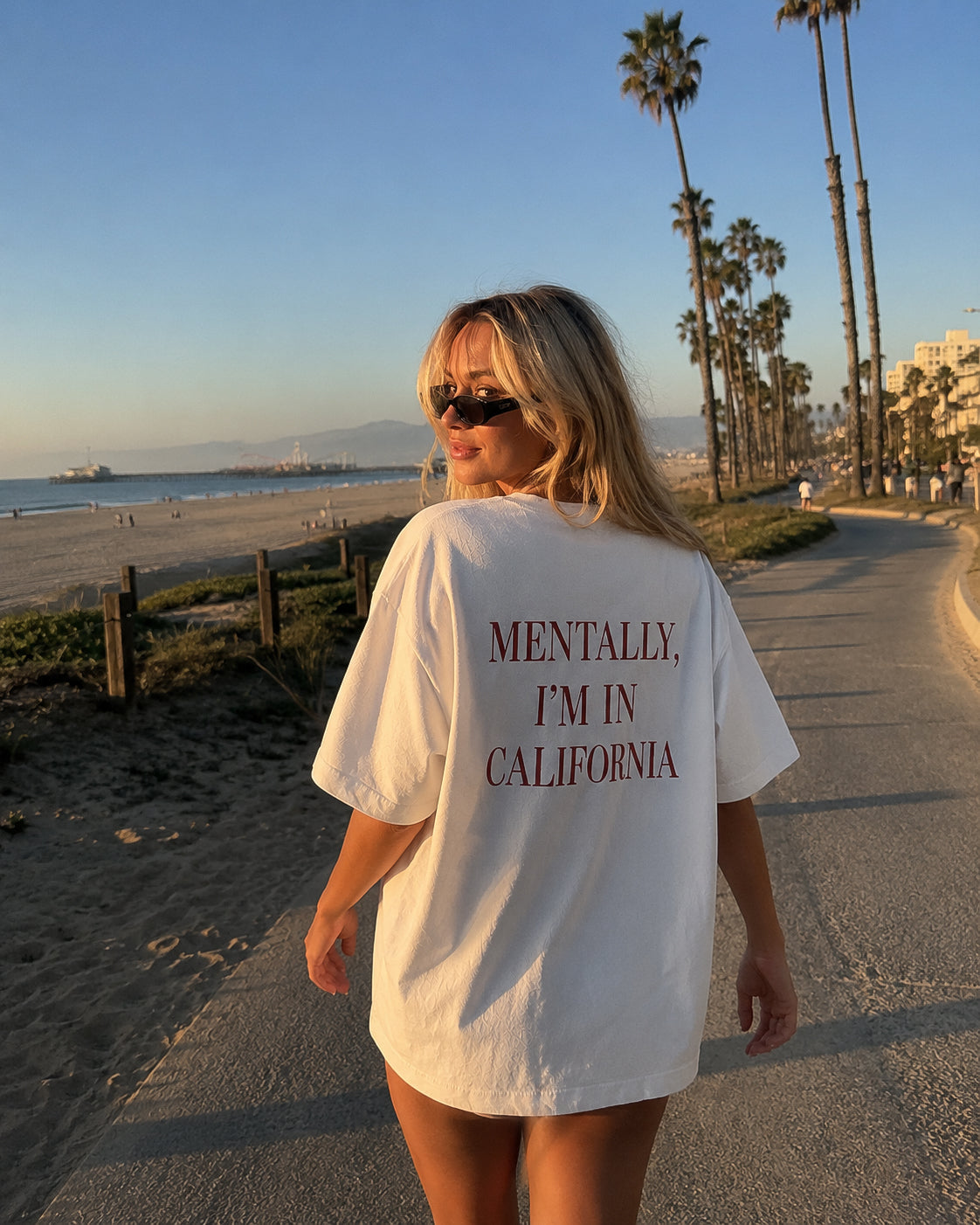 Mentally in California Tee