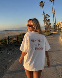 Mentally in California Tee
