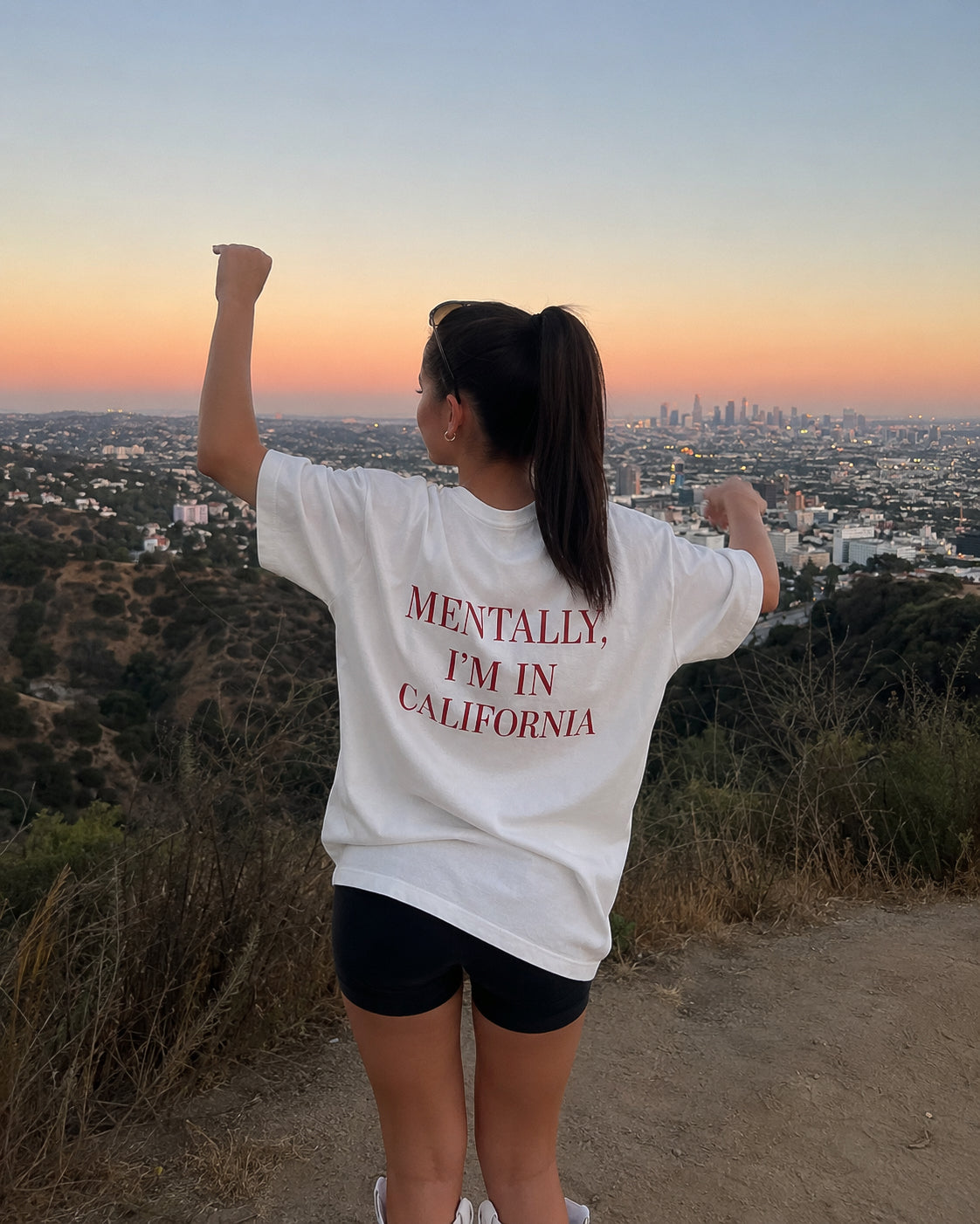 Mentally in California Tee