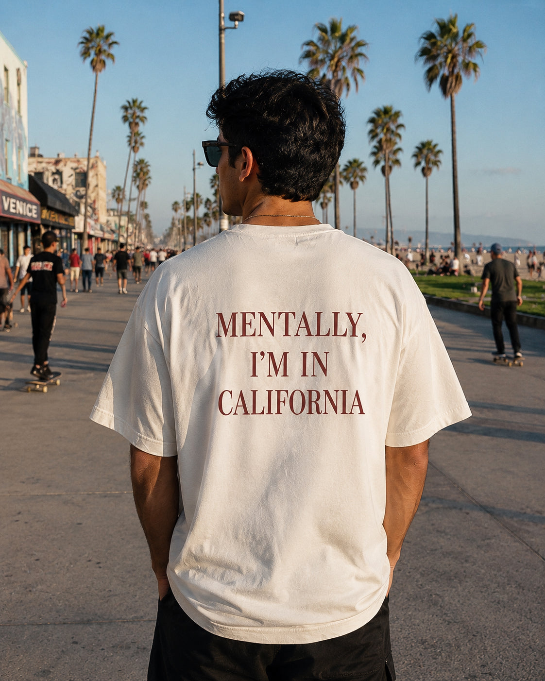 Mentally in California Tee