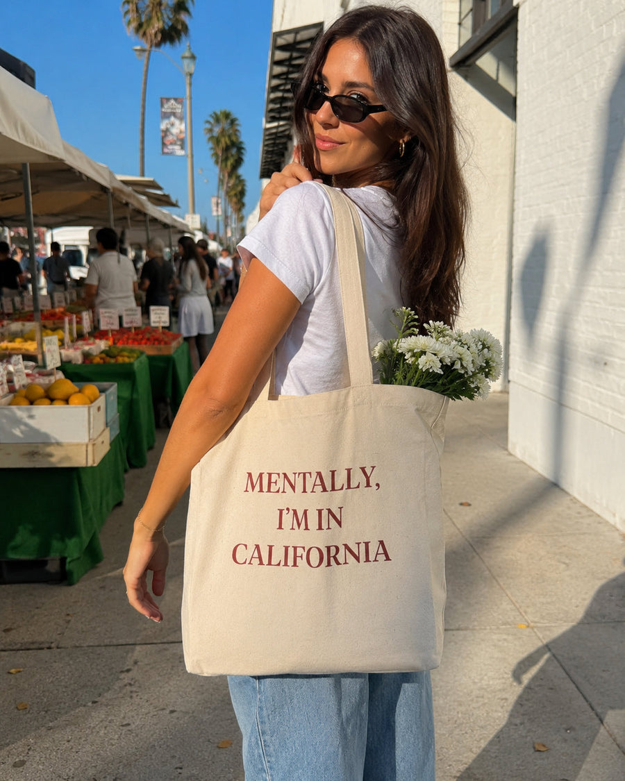 Mentally, I'm in California Tote