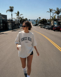 Women's Venice Beach Tee – Venice Beach, California serif print by The Cali Store