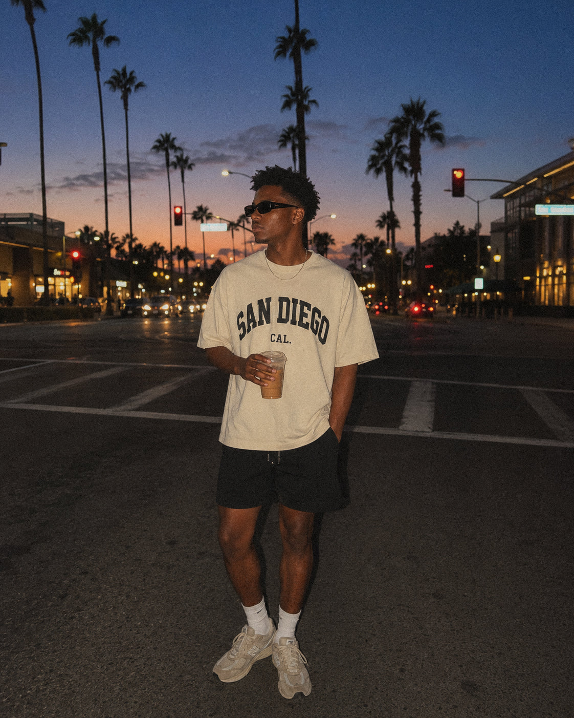Men's San Diego Tee – San Diego, California serif print by The Cali Store