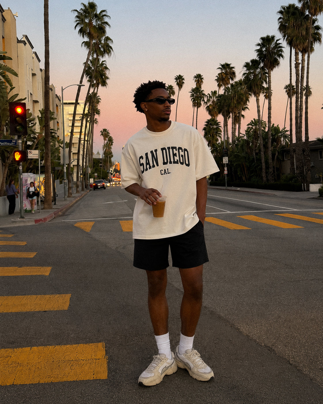 Men's San Diego Tee – San Diego, California serif print by The Cali Store
