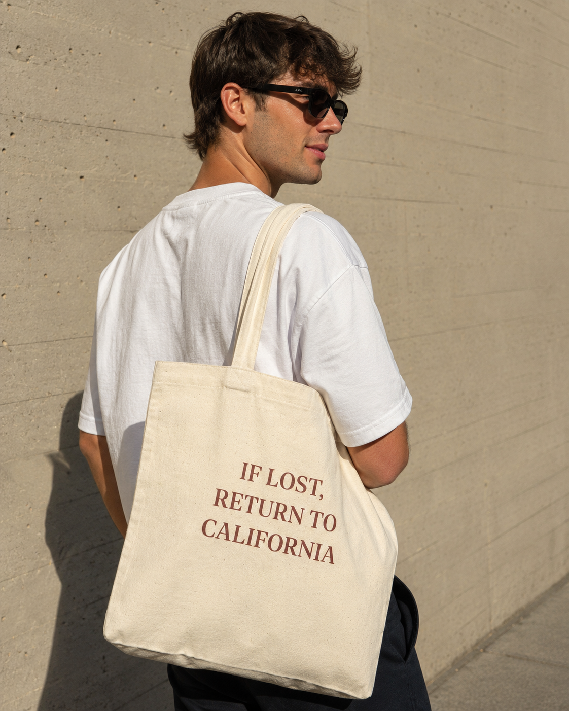 If Lost, Return to California Tote Bag