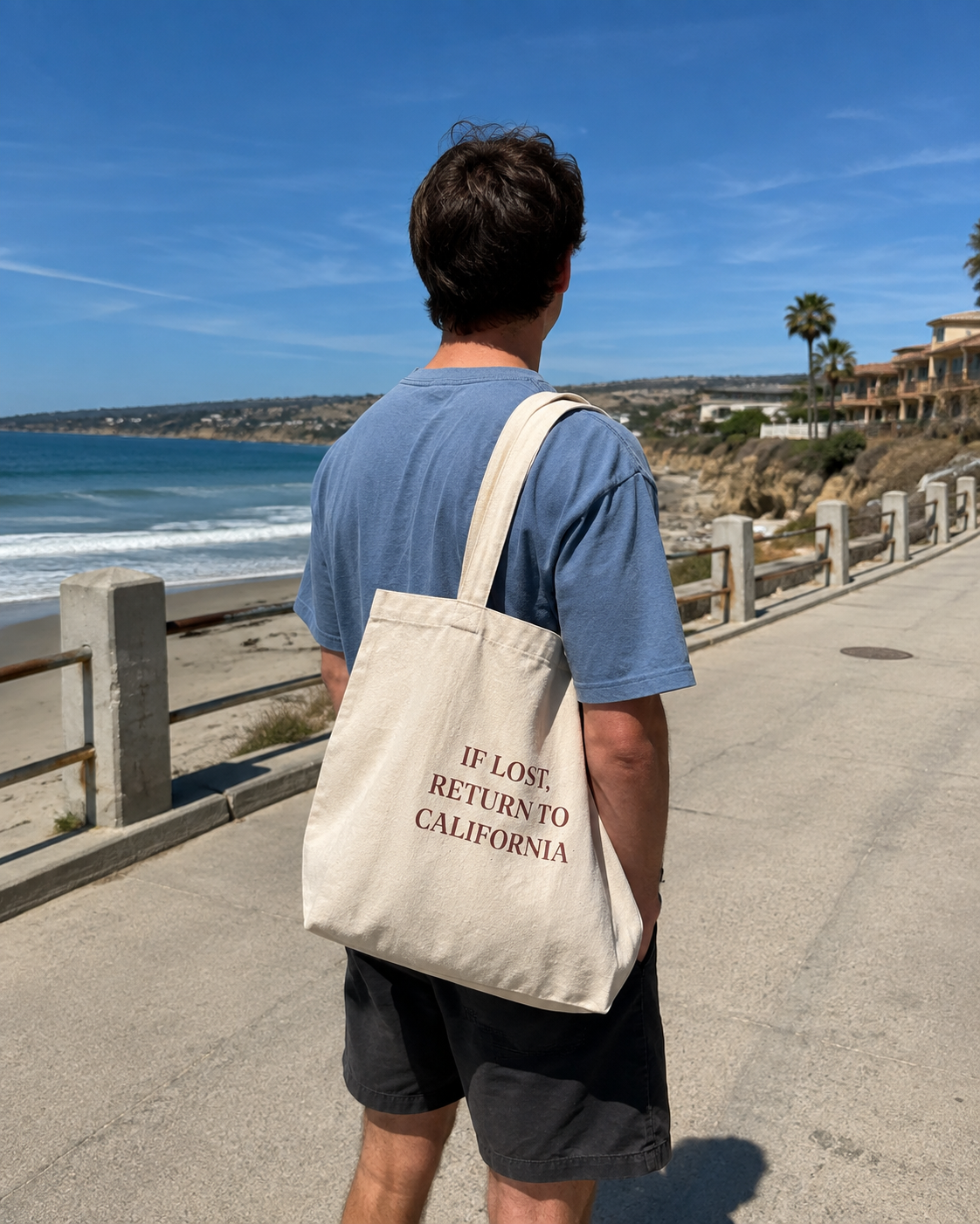 If Lost, Return to California Tote Bag