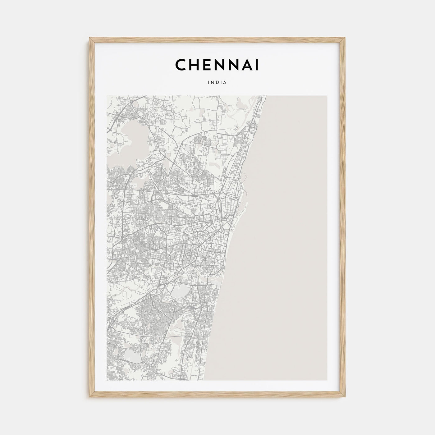 Santorini Drawn Poster