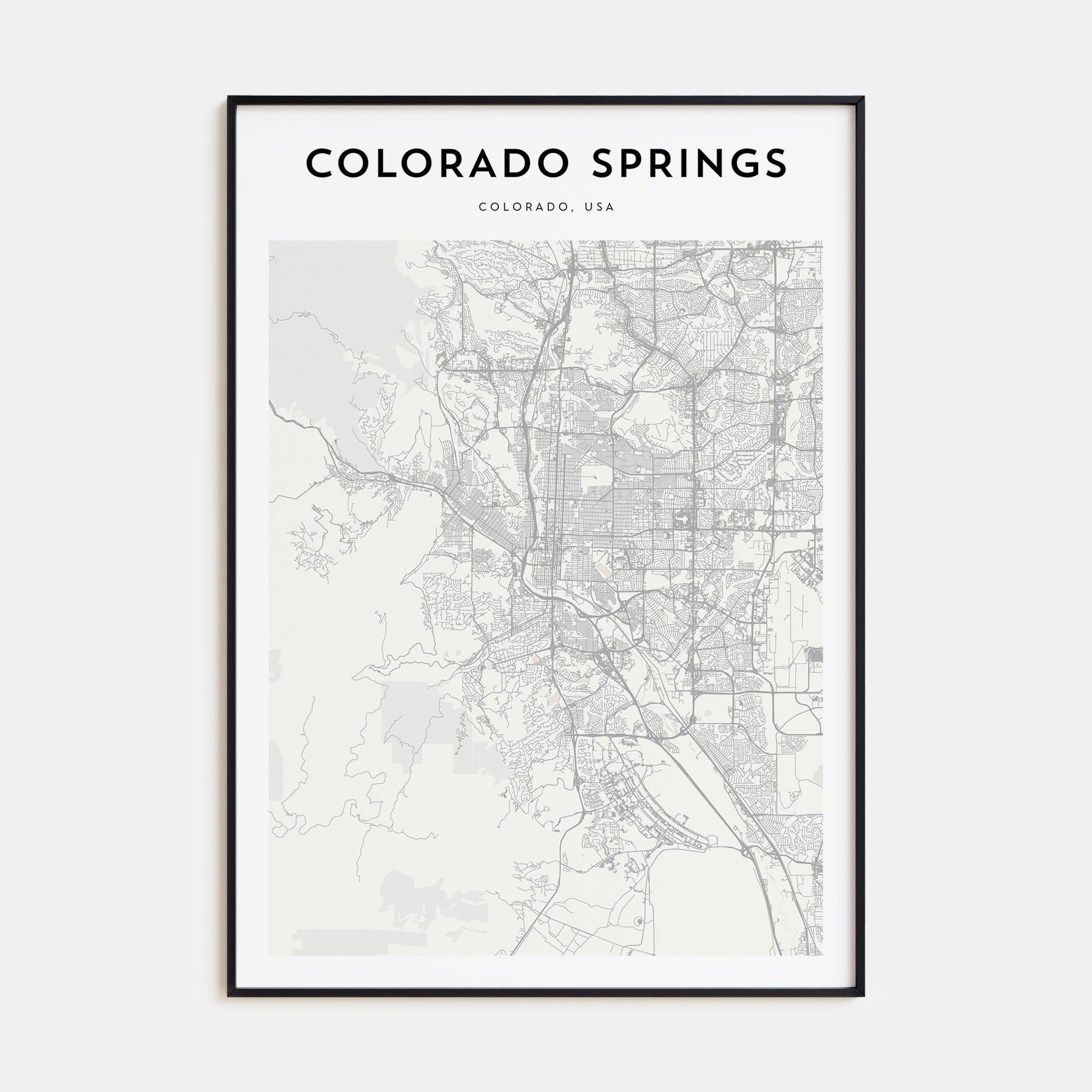 Vancouver, Canada Drawn Poster