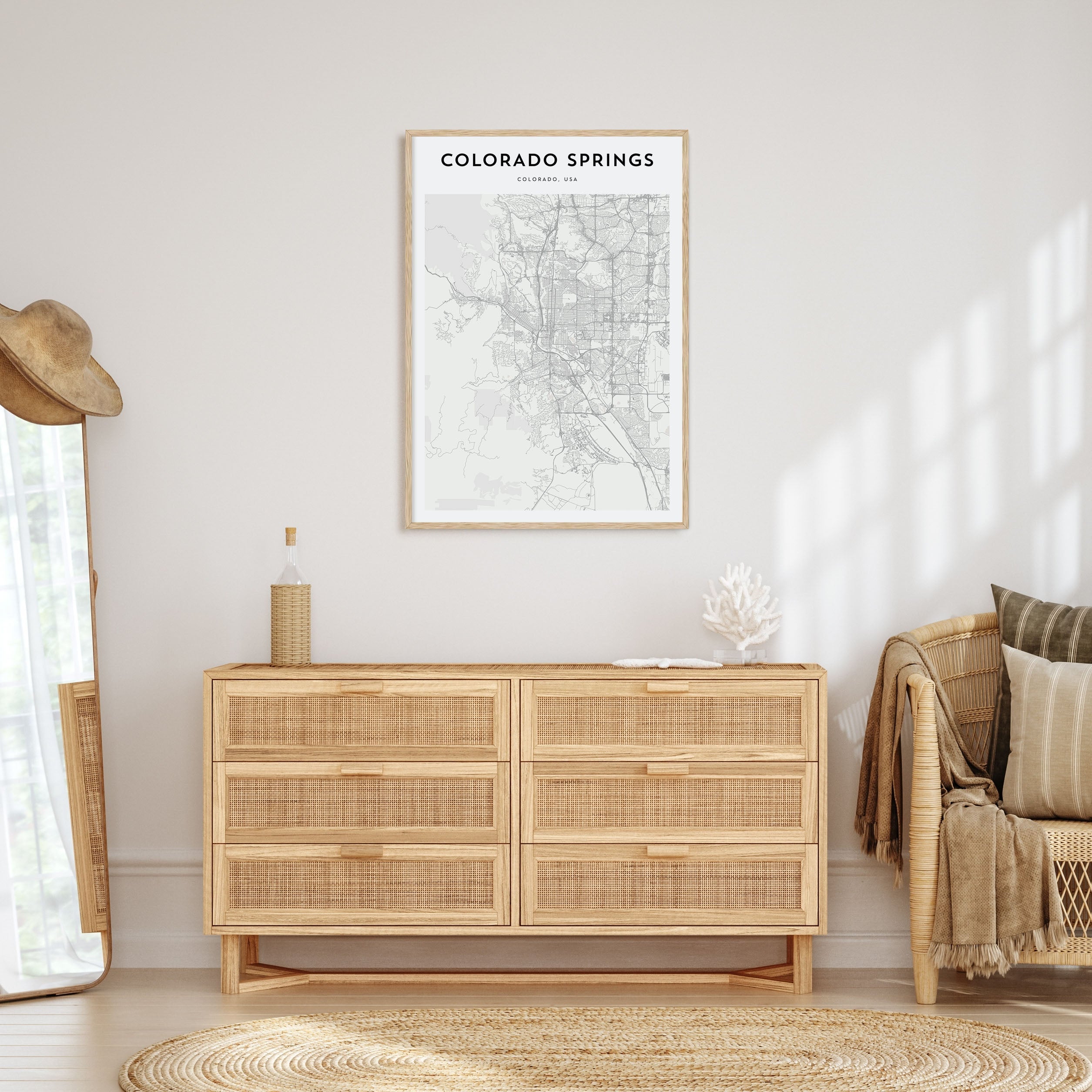 Vancouver, Canada Drawn Poster