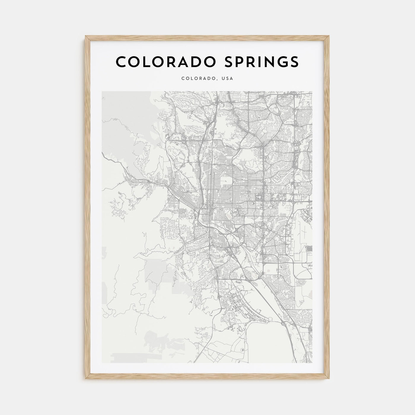 Vancouver, Canada Drawn Poster