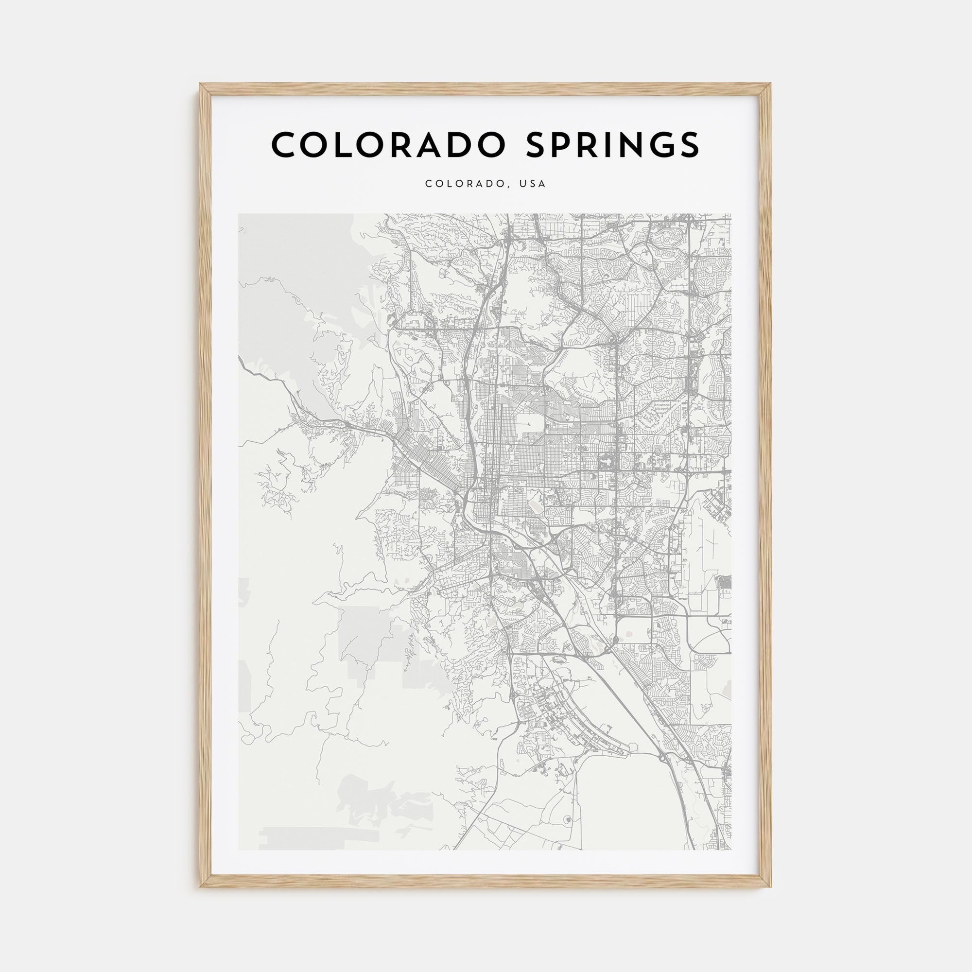 Vancouver, Canada Drawn Poster