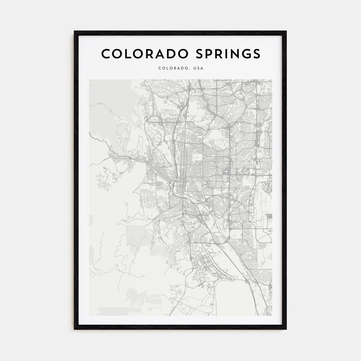 Vancouver, Canada Drawn Poster