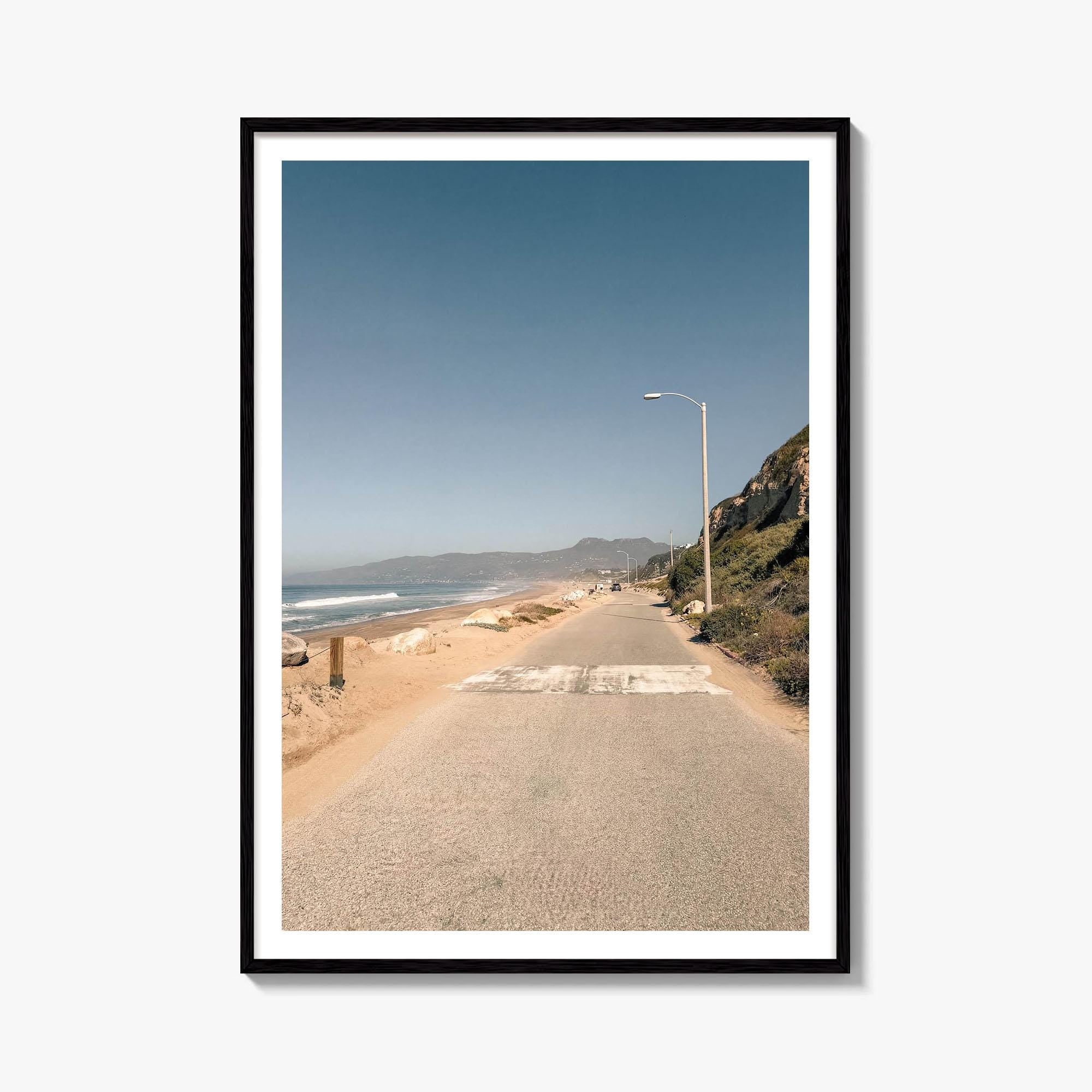 Point Dume Coastal Road Fine Art Photo Print – fine art print by The Cali Studio