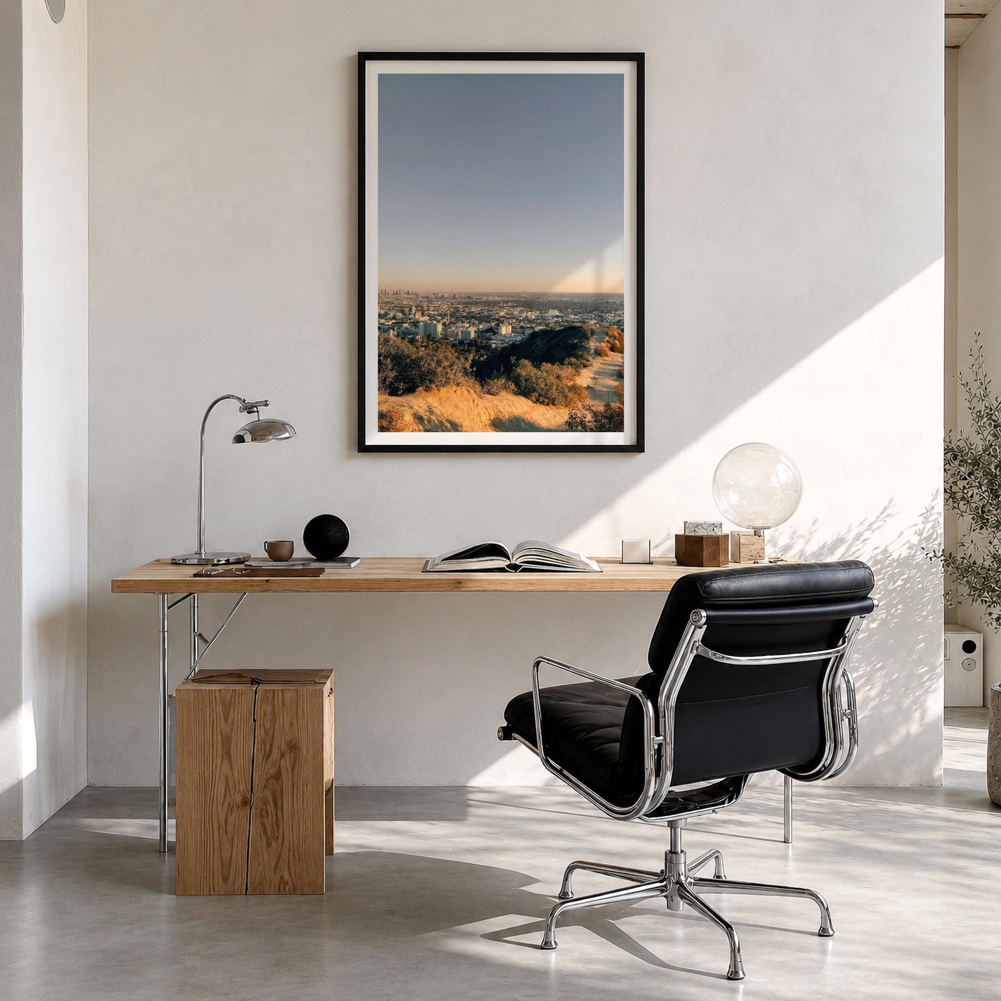 Runyon Canyon Skyline Fine Art Photo Print – fine art print by The Cali Studio