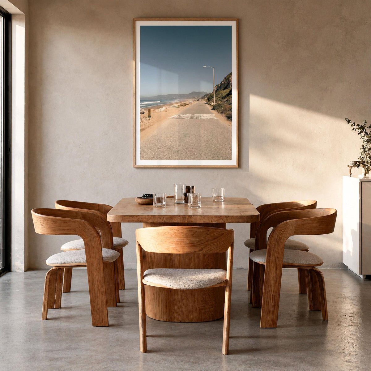 Point Dume Coastal Road Fine Art Photo Print – fine art print by The Cali Studio