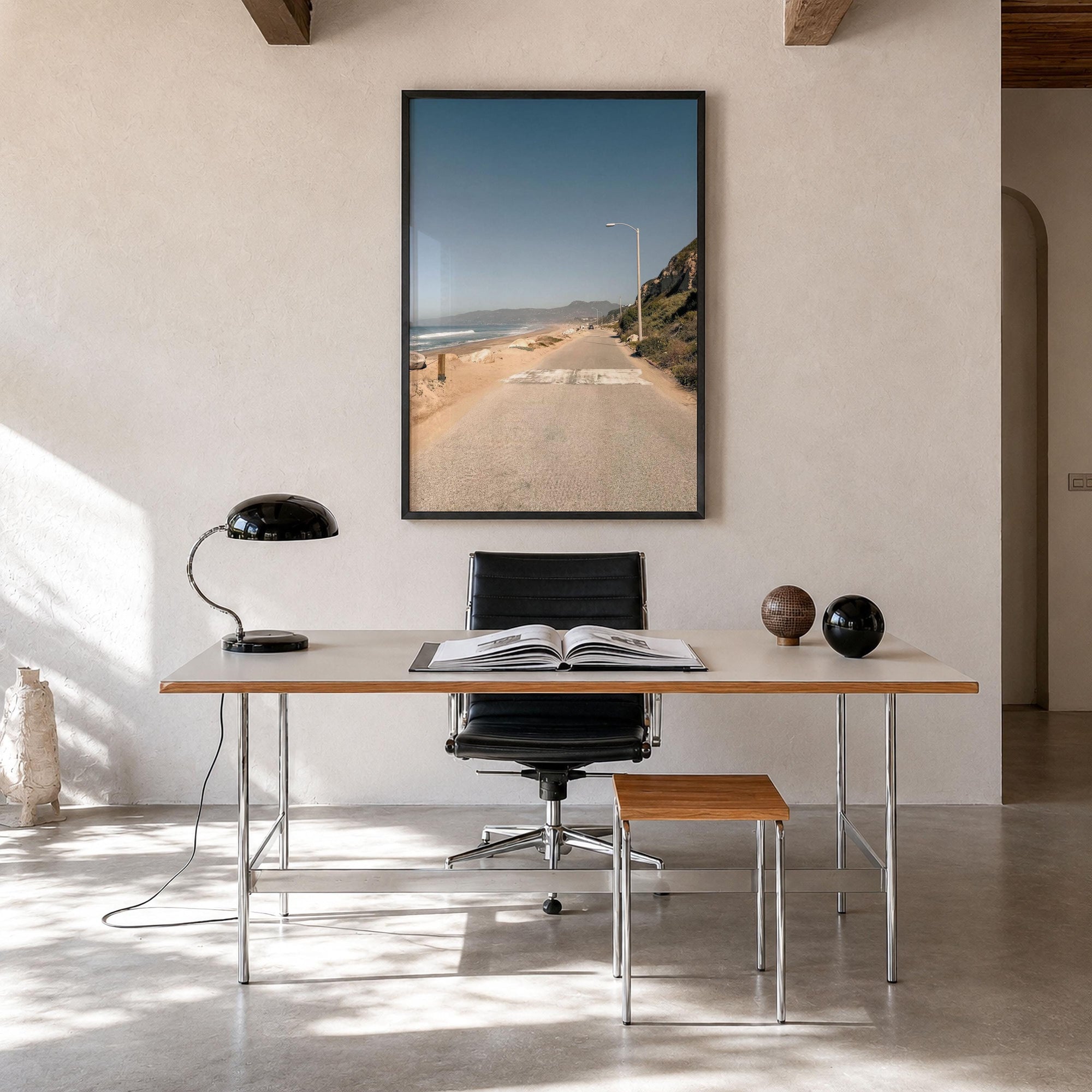 Point Dume Coastal Road Fine Art Photo Print – fine art print by The Cali Studio