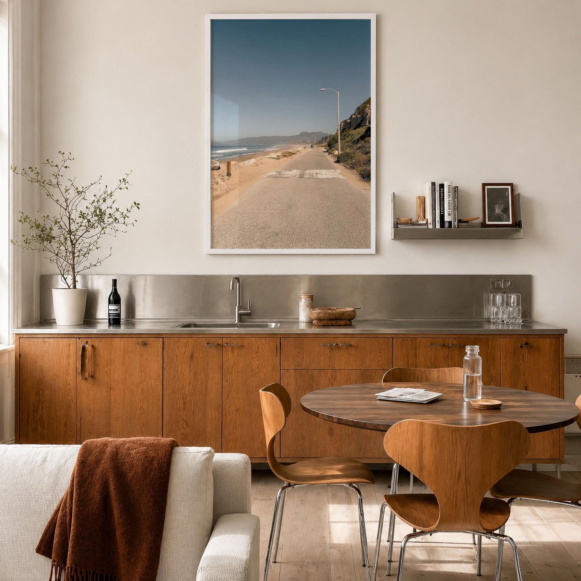 Point Dume Coastal Road Fine Art Photo Print – fine art print by The Cali Studio