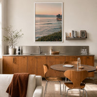 Santa Cruz Cliffside Sunset Fine Art Photo Print – fine art print by The Cali Studio