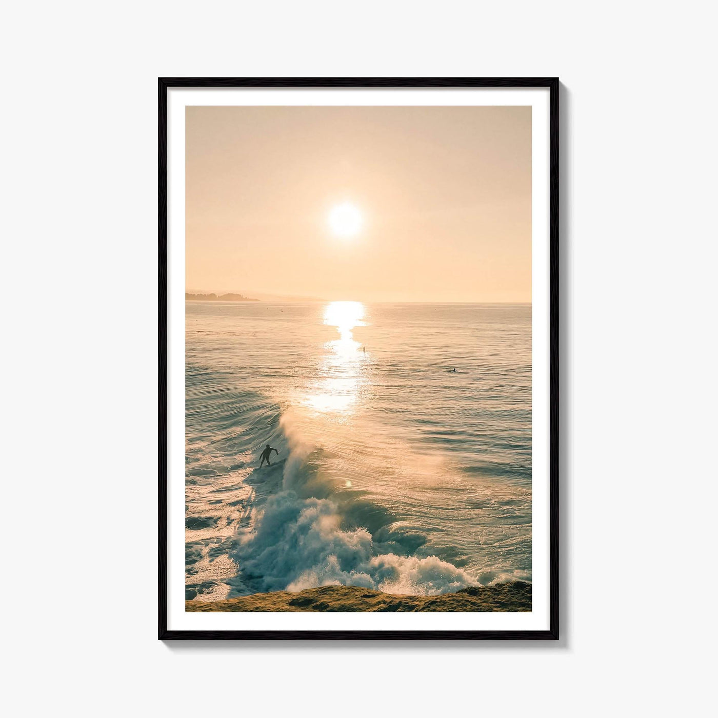 Santa Cruz Surfer Fine Art Photo Print – fine art print by The Cali Studio