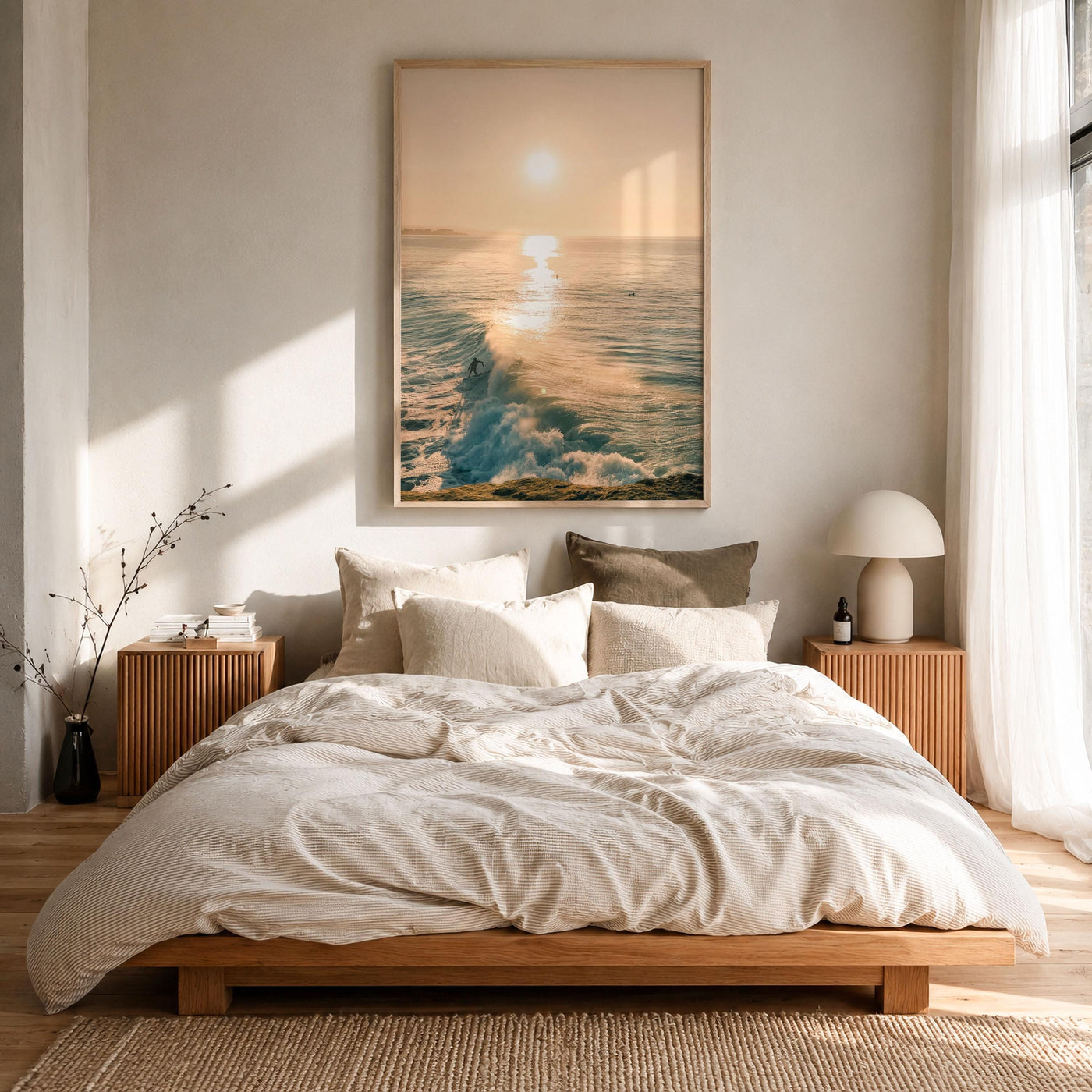 Santa Cruz Surfer Fine Art Photo Print – fine art print by The Cali Studio