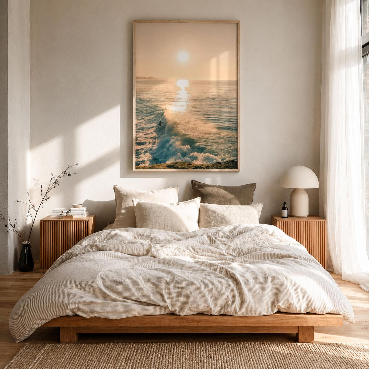 Santa Cruz Surfer Fine Art Photo Print – fine art print by The Cali Studio