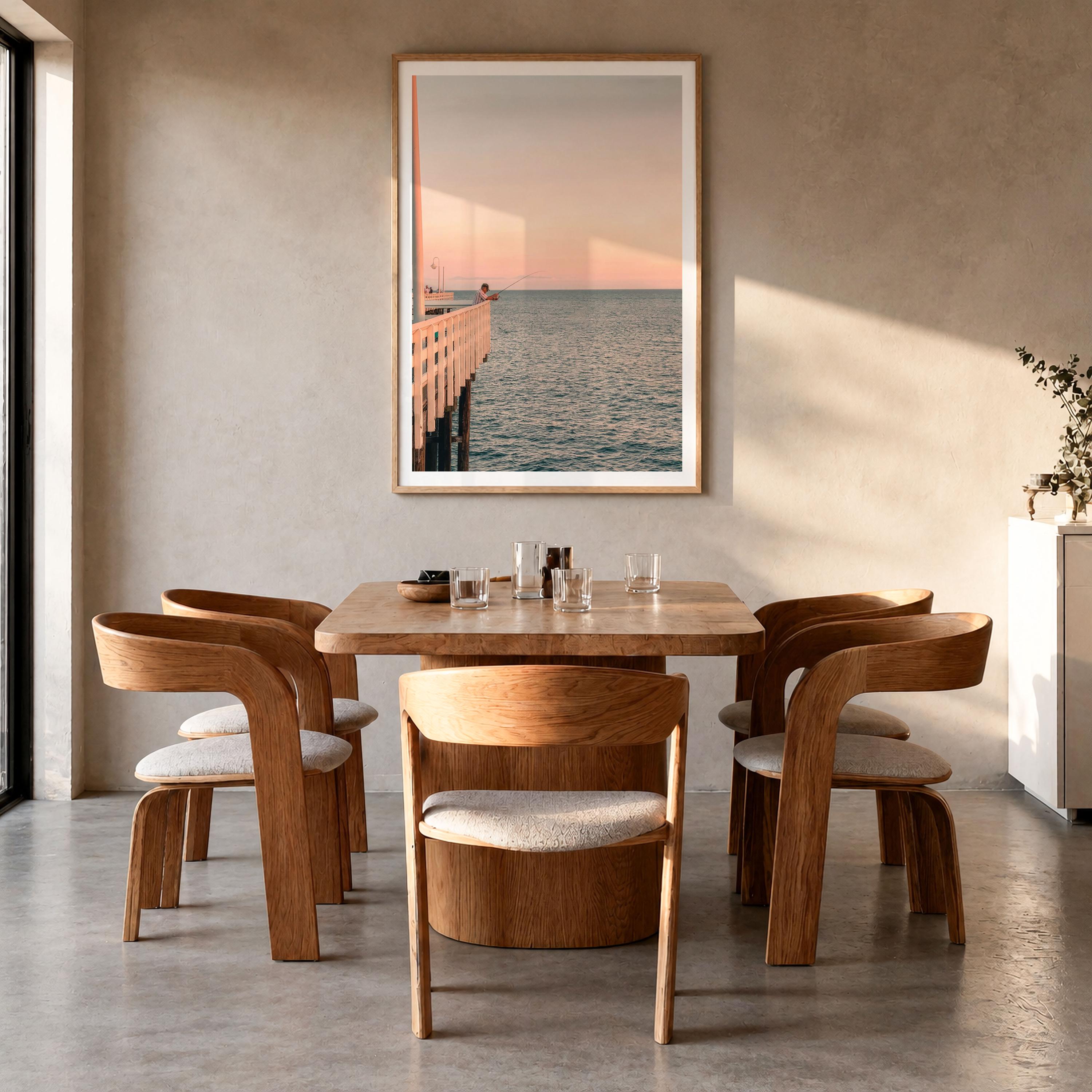 Santa Cruz Wharf Fine Art Photo Print – fine art print by The Cali Studio