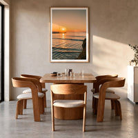 Santa Cruz Wharf Sunset Fine Art Photo Print – fine art print by The Cali Studio
