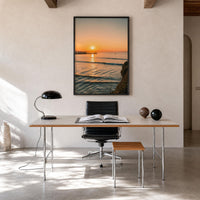 Santa Cruz Wharf Sunset Fine Art Photo Print – fine art print by The Cali Studio