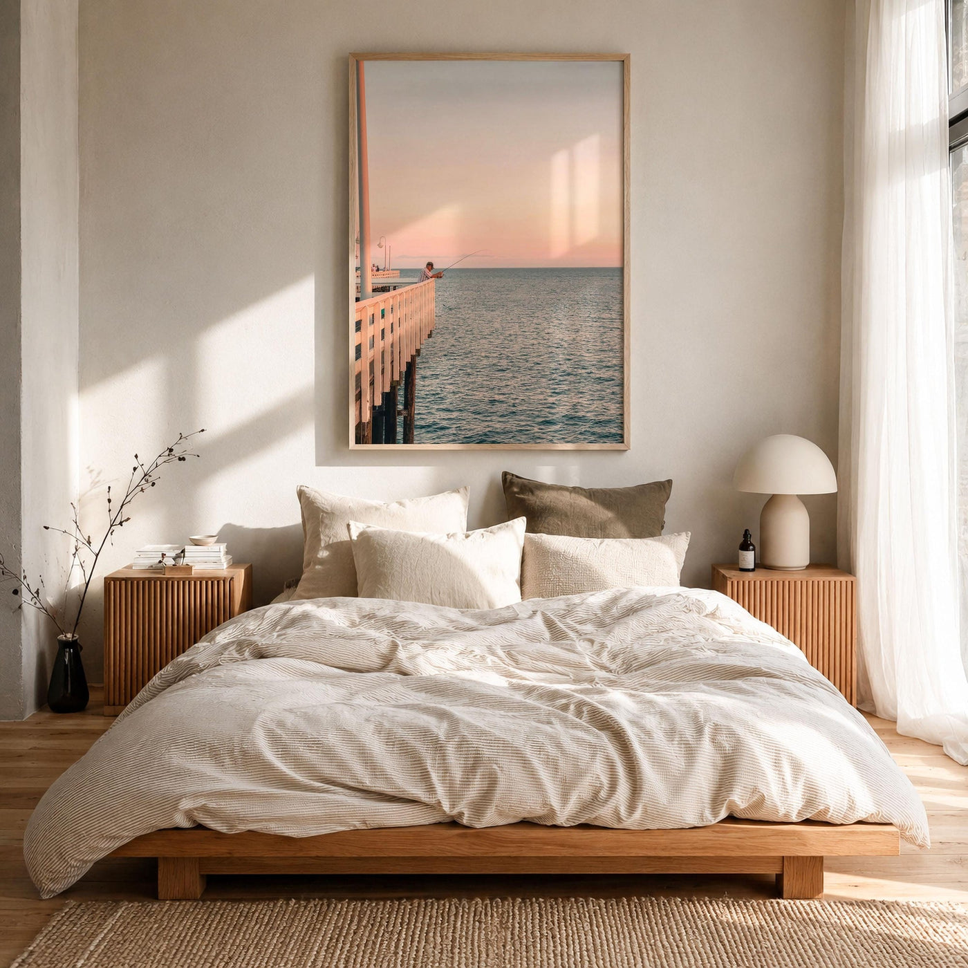 Santa Cruz Wharf Fine Art Photo Print – fine art print by The Cali Studio