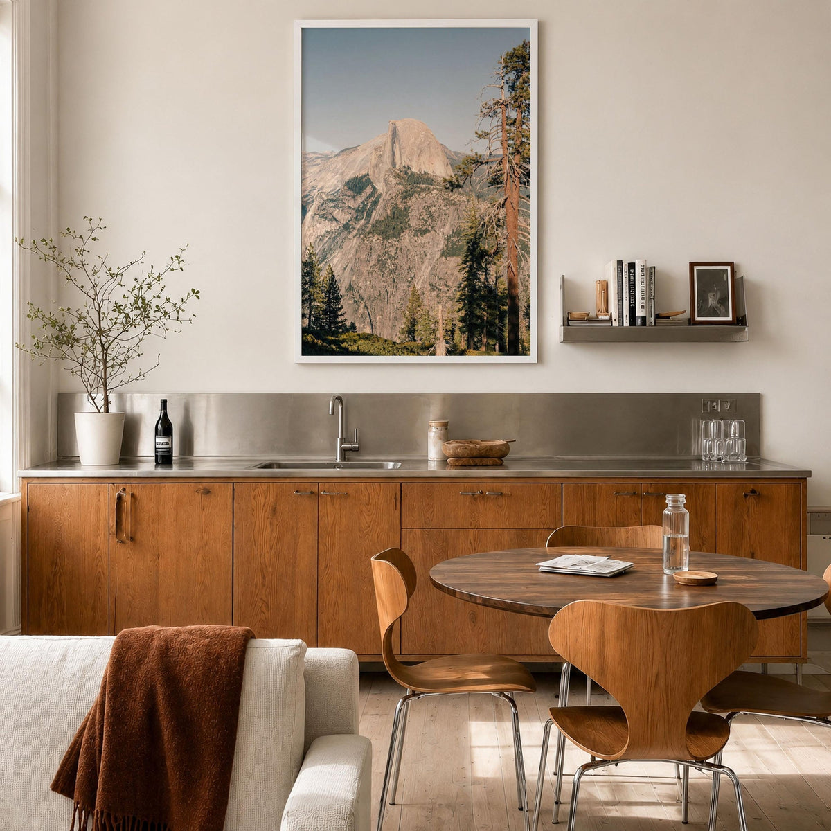 Half Dome Granite Peak Fine Art Photo Print – fine art print by The Cali Studio