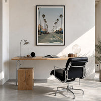 Ocean Beach Palm Street Fine Art Photo Print – fine art print by The Cali Studio